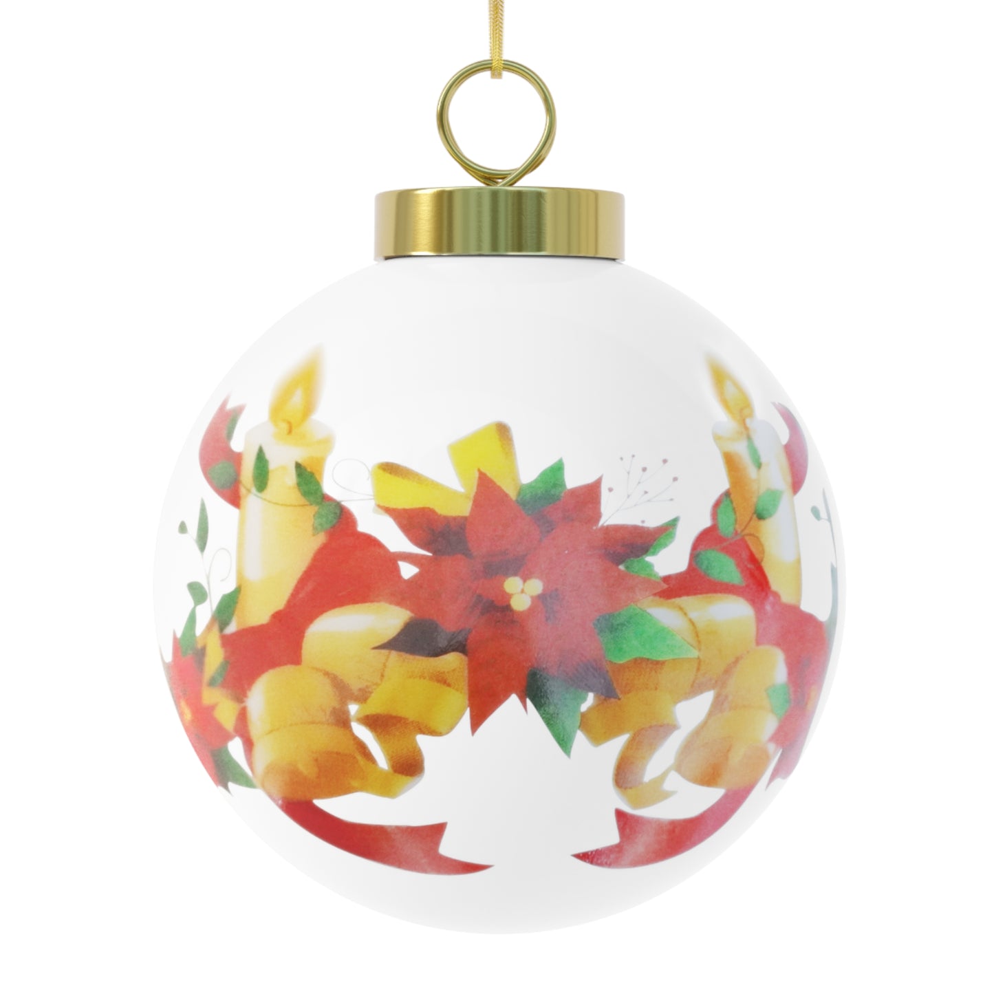 Christmas Ball bell ornament